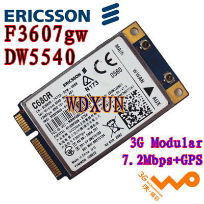 Ericsson – carte Wlan 3g/2g Gsm Hsdpa Wcdma, Wlan, Gps interne, Module réseau pour ordinateur portable, Dw5540, Wwan, H039r 5pj87 c680r ► Photo 1/3