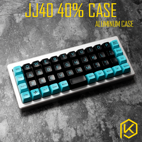 Étui en Aluminium anodisé pour clavier personnalisé, diffuseur acrylique, support rotatif pour deck, jj40 40% ► Photo 1/6