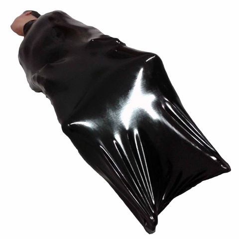 Grand sac en Latex et caoutchouc noir, sac de Sauna de sommeil (taille unique), flambant neuf ► Photo 1/4