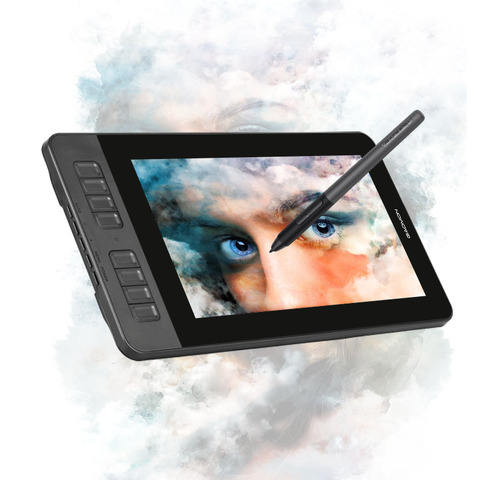 Affichage graphique de stylo de moniteur de tablette de dessin de GAOMON PD1161 IPS HD avec 8 touches de raccourci et stylo sans batterie de 8192 niveaux ► Photo 1/6