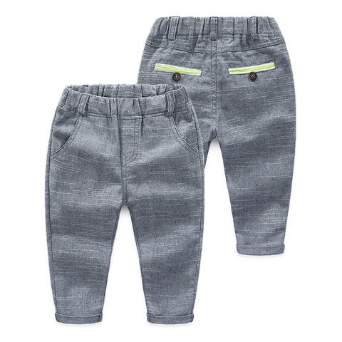 Pantalon élastique de couleur unie pour enfant et adolescent, 3-12T, collection printemps-automne 2022 ► Photo 1/6