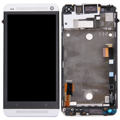 Écran LCD + panneau tactile avec châssis de remplacement, pour HTC One M7 / 801e ► Photo 1/6