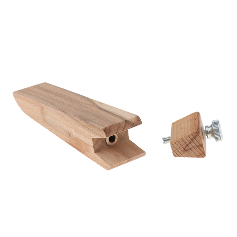 Porte-papier de sable en bois 11.5x2.5cm | Outil de polissage du cuir pour selle de ceinture ► Photo 1/6
