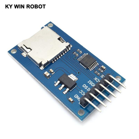 Adaptateur de carte Micro SD et SDHC (carte haute vitesse), Mini Module de lecteur de carte TF, Interfaces SPI avec puce de convertisseur de niveau pour Arduino ► Photo 1/5