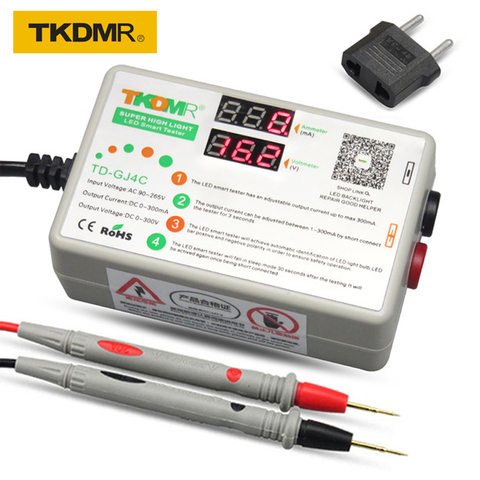 TKDMR-GJ4C nouvelle architecture lampe à LED LCD TV rétro-éclairage testeur polarité identification automatique 90W 0-300V 1-300MA ► Photo 1/6