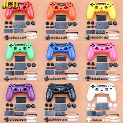 JCD coque complète et boutons Mod Kit pour DualShock PlayStation 4 PS4 JDM-010 / 011 / 001 manette poignée couvercle de boîtier ► Photo 1/6