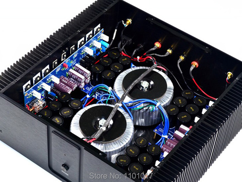 Ys-audio KSA100 pur amplificateur de puissance HIFI EXQUIS 2x transformateur 265 W + 265 W KSA100 MJW0302 MJW0281 puce Amp A-2001B ► Photo 1/6