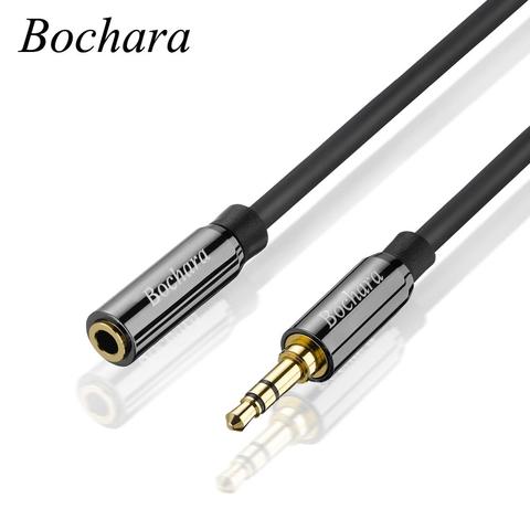 Bochara – câble d'extension Audio mâle à femelle, plaqué or, M/F, 3.5m, 3m, 5m, 10m, 15m, 20m, 1.8mm ► Photo 1/5