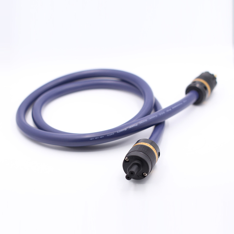 Câble d'alimentation ca P101 6N OCC, 1 pièce, avec connecteurs VIBORG en cuivre pur, figure 8, connecteur doigt 8 IEC ► Photo 1/6