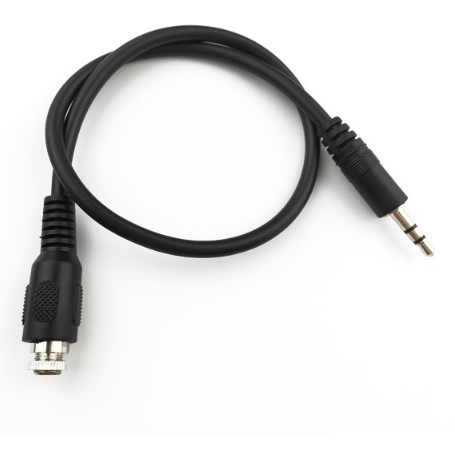 Câble d'extension stéréo mâle-femelle, 0.3m, 3.5mm, câble Aux, câble Audio, ligne électrique avec un écrou à vis ► Photo 1/1