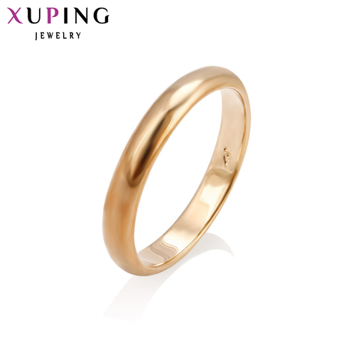 Xuping bague de luxe Design populaire breloque Style anneau bijoux pour femmes couleur or plaqué bijoux de noël 10938 ► Photo 1/6