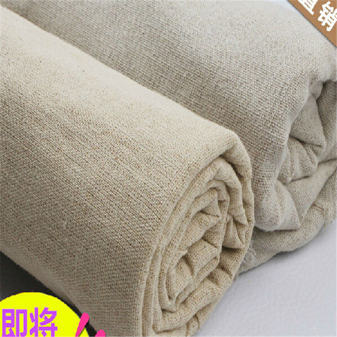 158 cm largeur plaine solide linge de couleur Tissu Tissu chanvre jute Tissu table tissu Vêtements Artisanat Accessoires G1501 ► Photo 1/6