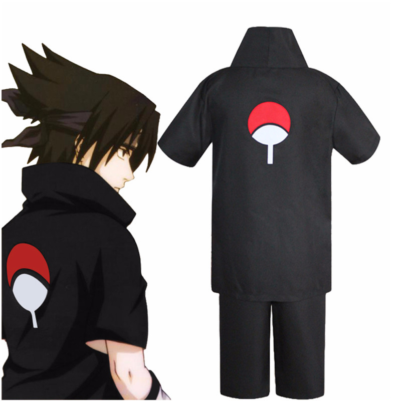 Acheter Costume de Cosplay Anime Uchiha Sasuke, uniforme de fête