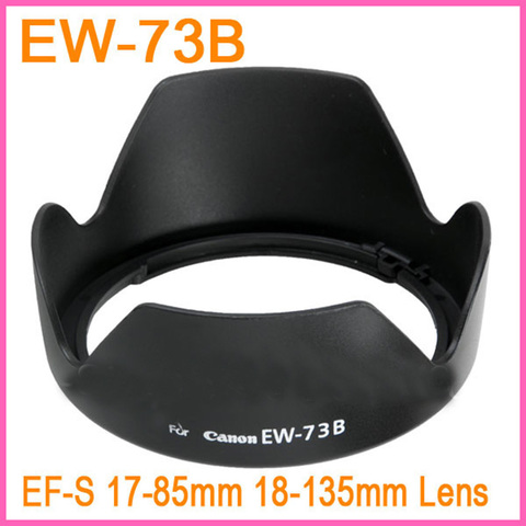 En gros 1 pièces EW-73B EW73B EW 73B baïonnette forme fleur pare-soleil pour Canon EOS EF-S 17-85mm F4-5.6 est 18-135mm f/3.5-5.6 est ► Photo 1/6