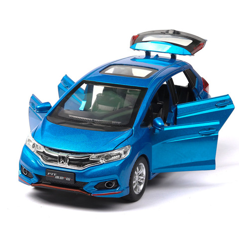 1:32 jouet voiture Honda Fit métal jouet alliage voiture Diecasts et jouets véhicules voiture modèle jouets pour enfants livraison gratuite ► Photo 1/6