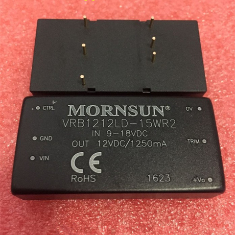 MORNSUN – module d'alimentation cc/cc, entrée VRB1212LD-15WR2, 9-18V, sortie unique 12V, 15W, 1,25 a, nouveau, original ► Photo 1/1