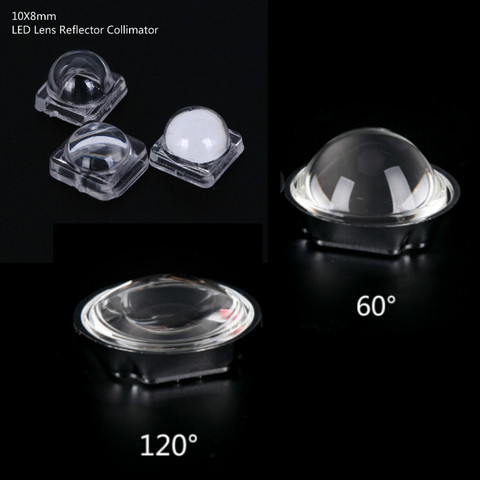 1 ensemble verre LED lentille réflecteur 20 W-120 W LED 44mm lentille + réflecteur collimateur + support fixe/50 pcs LED lentille réflecteur collimateur ► Photo 1/6