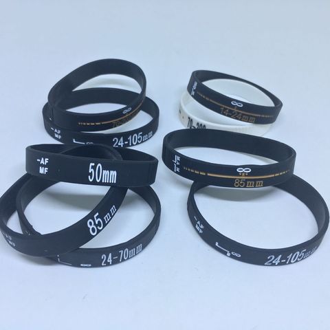 Nouveaux Bracelets d'objectif photographe silicone bracelet Bracelets objectif Zoom fluage pour canon nikon DSLR appareil photo livraison gratuite ► Photo 1/6
