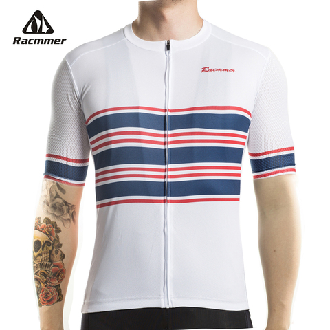 Racmmer-Maillot de cyclisme respirant pour l'été, vêtements de sport pour vtt, modèle court, 2022 ► Photo 1/6