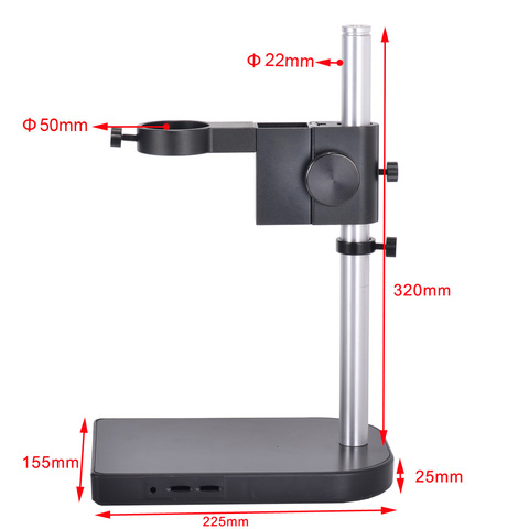 Support de Table pour caméra et Microscope, anneau de 50mm pour objectif 180X ► Photo 1/6