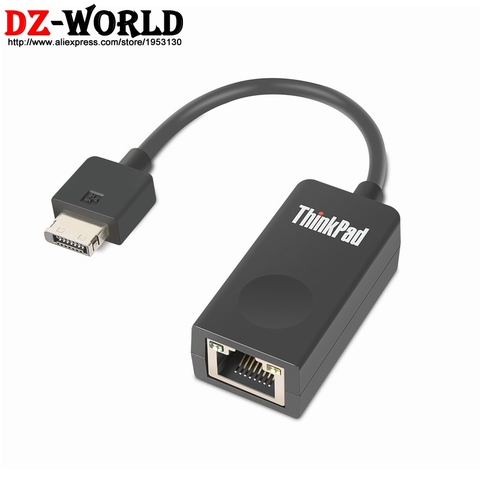 Adaptateur Ethernet RJ45 avec câble d'extension, pour Lenovo ThinkPad X280/X1 Carbon 6th/A285/X395/X390 (01YU026/SC10P42352/4X90Q84427) ► Photo 1/1