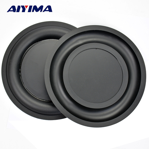 AIYIMA 2 pièces 6.5 pouces renforcer basse Vibration plaque Membrane radiateur passif vibrant diaphragme haut-parleur basse radiateur ► Photo 1/6