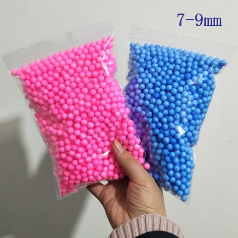 Mini boules de polystyrène, Mini billes décoratives, à couleur artisanale, 2.5-3.5/4-6/7-9mm, 15 g/sac ► Photo 1/6
