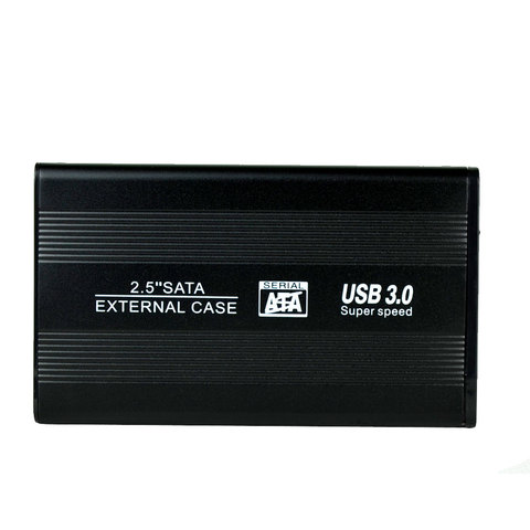 Caddie en alliage d'aluminium pour disque dur externe, 2.5 pouces, Interface SATA, USB 3.0, vitesse 6 Gb/s, SSD ► Photo 1/6