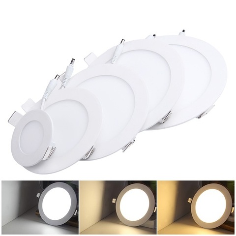 Downlight LED à intensité variable 3 W-25 W 85-265V blanc chaud/blanc naturel/blanc froid encastré LED à intensité variable livraison gratuite ► Photo 1/4