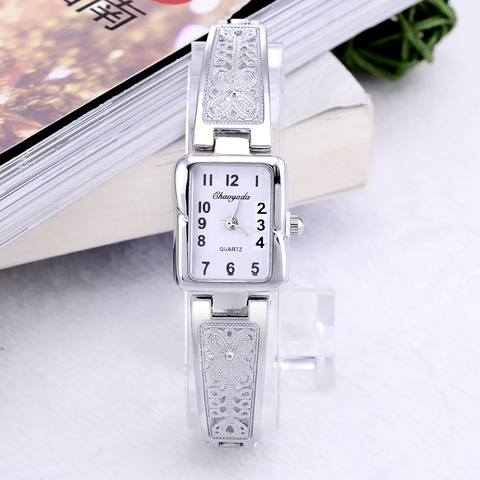 Montre de luxe en argent pour femmes montres bracelet pour femmes montres pour femmes montre femme horloge reloj mujer zegarek damski relogio feminino ► Photo 1/6