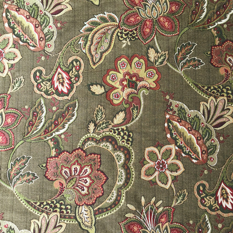 Tissu d'ameublement intérieur classique de tapisserie d'ameublement de Jacquard de Paisley de Style américain 140 cm de largeur vendent par mètres ► Photo 1/6