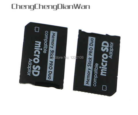 ChengChengDianWan haute qualité Mini Micro SD SDHC TF à mémoire Stick MS Pro Duo adaptateur convertisseur carte pour psp 1000 2000 3000 ► Photo 1/6