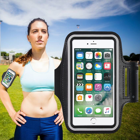 Brassard de téléphone portable de Sport pour Samsung, étui d'exercice pour iPhone xs max x xr 7 8 6s plus, ceinture, accessoires ► Photo 1/6