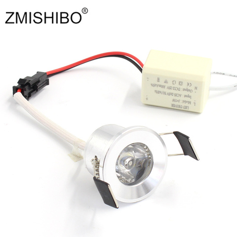 ZMISHIBO-Mini Spot lumineux encastrable pour le plafond, lumière froide/chaude/naturelle, lumière blanche naturelle, 3W, 27mm, LED/110V, 220 ► Photo 1/6
