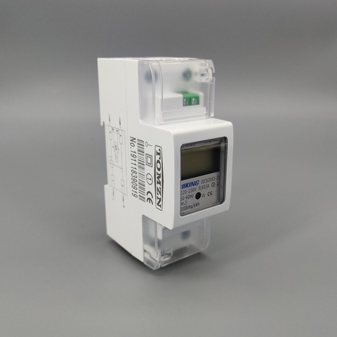 Compteur d'énergie 5(65)A 220V 230V 50HZ 60HZ DDS238-2 monophasé Din rail KWH Watt heure LCD ► Photo 1/6