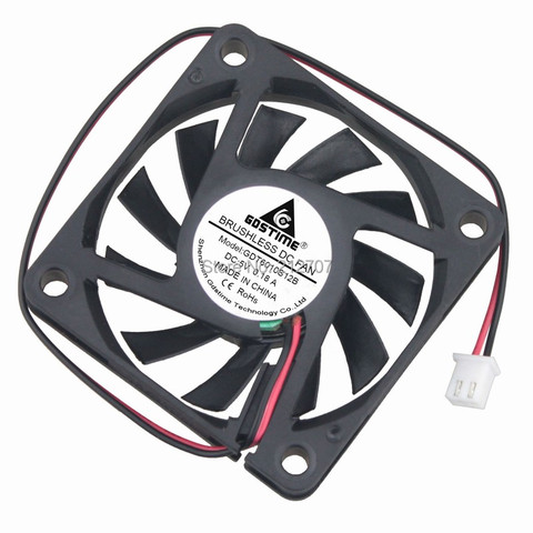 Gdstime – ventilateur de refroidissement sans balais DC 5V 60mm x 60mm x 10mm 6010, 10 pièces ► Photo 1/6