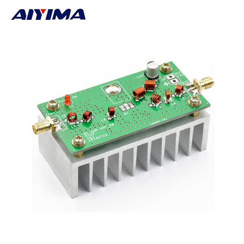 AIYIMA 88-108MHZ 6W VHF amplificateur de puissance FM Amplificador 12V pour émetteur FM RF Radio jambon avec dissipateur thermique ► Photo 1/6