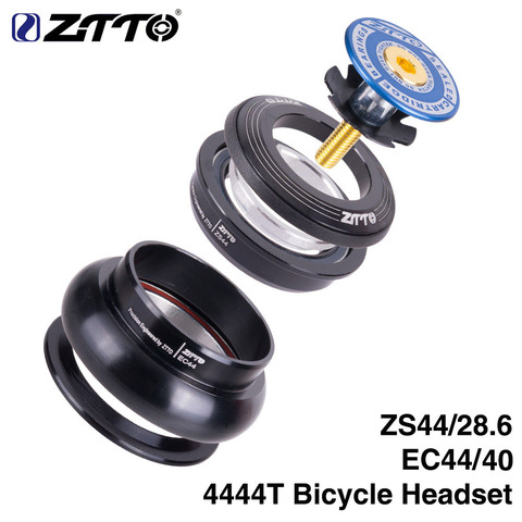 ZTTO casque de vélo 4444T vtt 44mm ZS44 EC44 CNC 1 1/8 