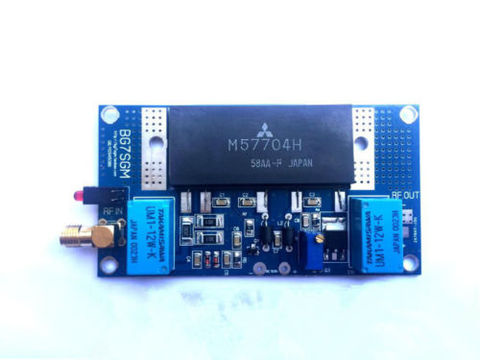 Carte de Circuit imprimé émetteur-récepteur de carte amplificateur de puissance RF avec Module 20 W M57704H ► Photo 1/1