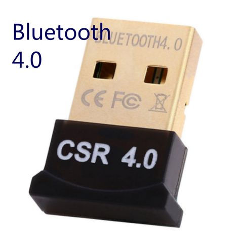 Adaptateur Bluetooth V4.0 CSR Mini USB sans fil, Dongle Bluetooth 4.0, transmetteur pour ordinateur PC Win XP Vista7/ 8/10 ► Photo 1/3