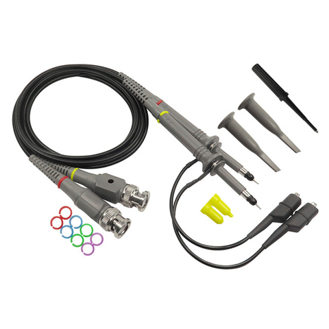 Kit de sondes d'oscilloscope DC-100MHz, Clip de portée 100MHz pour Tektronix HP X1/X10, 2 pièces, vente en gros, P6100 ► Photo 1/6