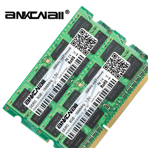Nouveau DDR3 2 GB/4 GB/8G RAM 1333 MHz PC3 10600 S ordinateur portable mémoire DIMM 204 broches pour système Intel haute Compatible ► Photo 1/6
