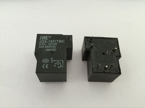 Petit relais électromagnétique 30A PCB | 2 pièces (T90) DC12V, Mini relais électrique ► Photo 1/1