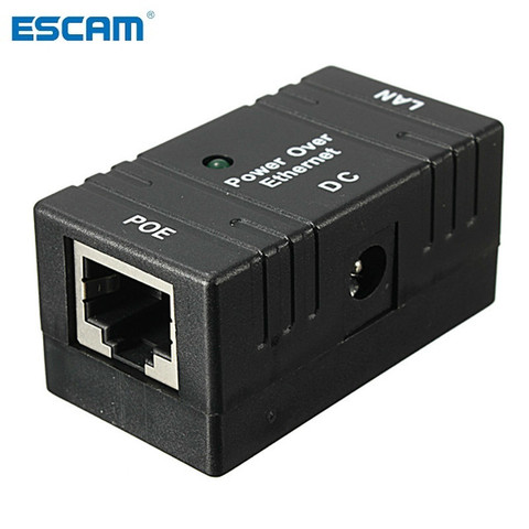 ESCAM 10M/100Mbp puissance POE Passive sur Ethernet RJ-45 séparateur d'injecteur adaptateur mural pour la mise en réseau de caméra IP CCTV ► Photo 1/6
