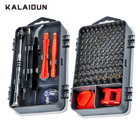 KALAIDUN 112 en 1 tournevis ensemble tournevis magnétique Torx Multi téléphone Mobile réparation outils Kit appareil électronique outil à main ► Photo 1/6