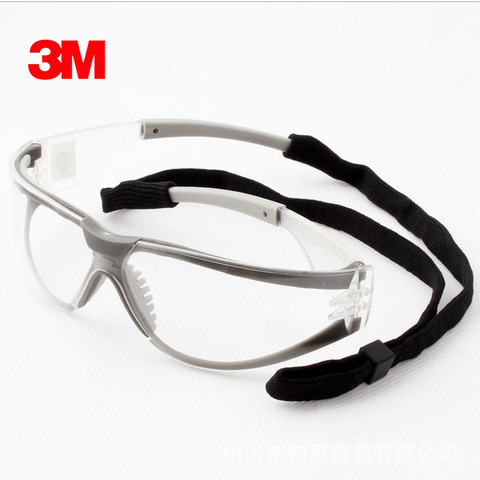 3 M 11394 lunettes de sécurité lunettes Anti-buée antisable coupe-vent Anti-poussière résistant Transparent lunettes de protection lunettes de travail ► Photo 1/6