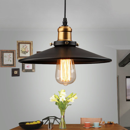 Edison Loft Style Vintage industriel rétro suspension lampe e27 support fer Restaurant Bar comptoir grenier librairie lampe ► Photo 1/6