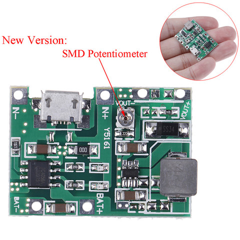 Module de chargeur Lithium Li-ion 1 pièce | Lithium USB, batterie 18650 V 3.7V 4.2V à 5V 9V 12V 24V ► Photo 1/6