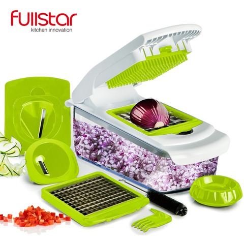 Fullstar coupe légumes accessoires de cuisine Mandoline trancheuse fruits coupe pomme de terre éplucheur carotte fromage râpe légumes trancheuse ► Photo 1/6