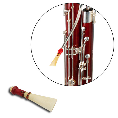 1 pièce de roseau de basson de résistance moyenne roseau de basson avec boîtier pièces de basson et accessoires ► Photo 1/6